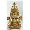 Image 2 : French bronze enamel & figural clock set