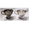 Image 1 : Sterling silver weighted sugar & creamer
