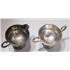 Image 3 : Sterling silver weighted sugar & creamer