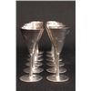 Image 1 : Set of 12 sterling silver footed wine cups