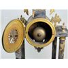 Image 3 : 3 piece bronze & marble clock set