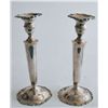 Image 2 : Set of 4 sterling silver candlesticks "M"