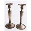 Image 3 : Set of 4 sterling silver candlesticks "M"
