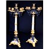 Image 1 : Pair Rococo dore & bronze candelabrum