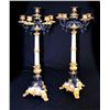 Image 4 : Pair Rococo dore & bronze candelabrum