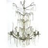 Image 2 : Bronze & crystal French chandelier