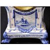 Image 3 : Porcelain Smyrna Delft 8 day strike clock