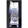 Image 4 : Porcelain Smyrna Delft 8 day strike clock