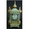 Image 1 : Cloisonne clock with enamel plaques