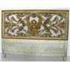Image 1 : Figural carved gilt headboard