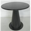 Image 1 : Granite top table with metal cone base