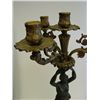 Image 4 : Pair 19th c. bronze figural Empire candelabrum