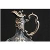 Image 2 : 19th c. silver & crystal claret jug "Hazorfim"