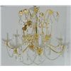 Image 1 : Gold plated 8 arm chandelier