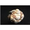 Image 8 : 4 carved bone Netsuke "Men" artist signed