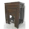 Image 3 : Nest of 4 Chinese carved teakwood tables