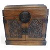 Image 1 : Large Huanghuali metal mounted box