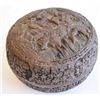 Image 2 : Carved round cinnabar box