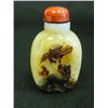 Image 1 : Exceptional carved shadow agate snuff bottle