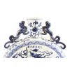 Image 2 : Blue & white dragon-handled Moonflask