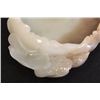 Image 2 : 19th c. carved Lotus shaped jade brush washer