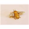 Image 3 : Yellow sapphire Bee pin