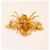 Image 5 : Yellow sapphire Bee pin