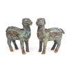 Image 1 : Exceptional pair cloisonne enamel "Rams"