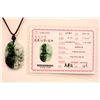 Image 4 : Fine Chinese jadeite pendant Fortune & Luck