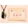 Image 5 : Fine Chinese jadeite pendant Fortune & Luck