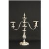 Image 2 : Pair silver plated candelabrum with snuffers