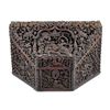 Image 1 : Heavily carved Tibetan wooden box