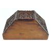 Image 6 : Heavily carved Tibetan wooden box