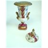 Image 5 : Pair Italian porcelain covered urns with handles