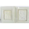 Image 1 : Two framed reliefs by Bill Mack with book