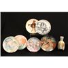 Image 1 : 6 collectible plates & a Swedish pottery vase