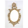 Image 1 : Heavily carved gilt mirror with "Floral" design