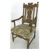 Image 3 : 2 matching carved oak chairs