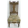 Image 4 : 2 matching carved oak chairs