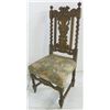 Image 5 : 2 matching carved oak chairs