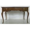 Image 1 : Country French walnut desk by Baker