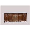 Image 1 : Beautifully carved marble top sideboard