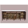 Image 6 : Beautifully carved marble top sideboard