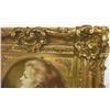 Image 3 : Oil painting "Portrait of a Lady" in gilt frame