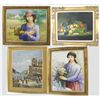 Image 1 : Lot of 4 paintings
