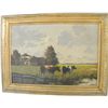 Image 1 : Early 20th c. oil painting signed P. Openneer