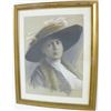 Image 1 : Pastel "Portrait of a Girl with Hat"