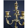 Image 4 : Pair bronze 4 arm candelabrum