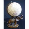 Image 1 : Cold patinated white metal "Elephant" lamp