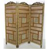 Image 1 : Moorish style triple fold wooden floor screen